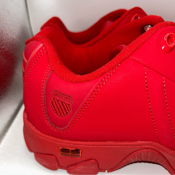 K-Swiss red sneakers with memory foam size 10.5 NWOB - Picture 2 of 8